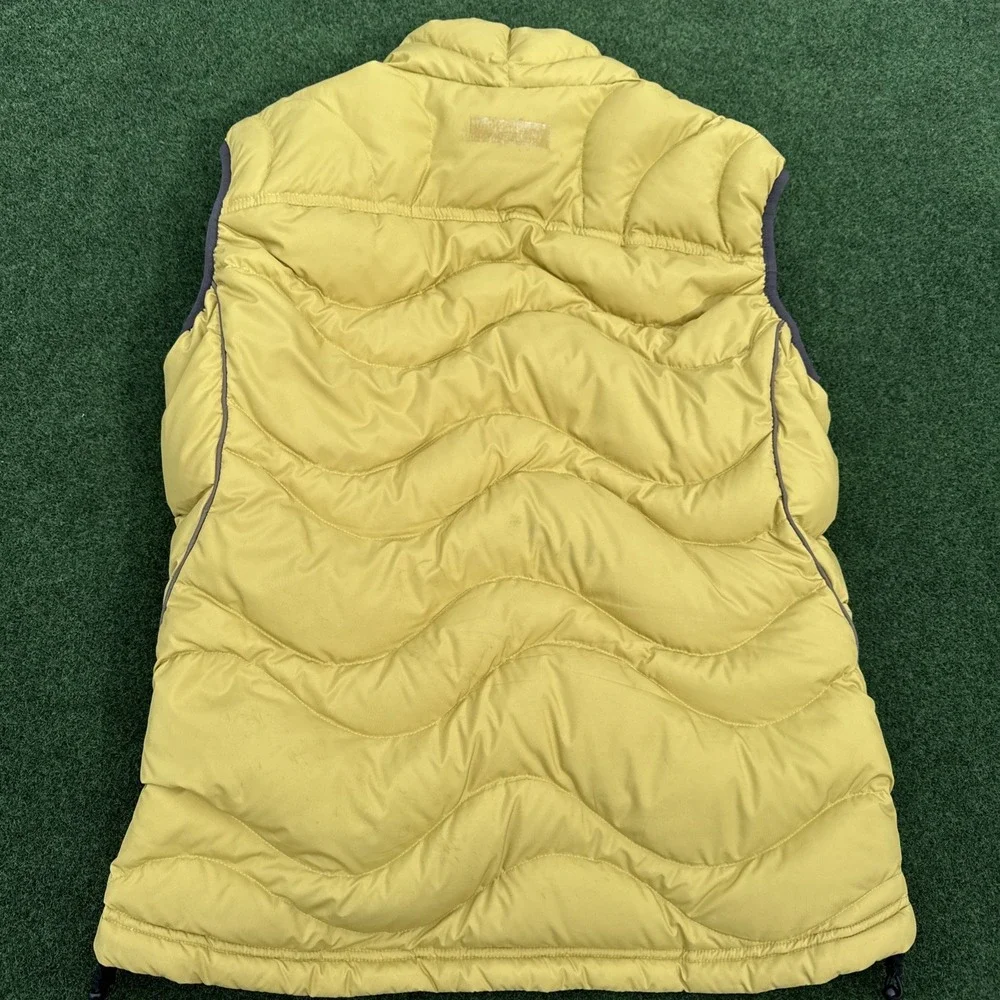 REI Co-Op Woman's Size XS Yellow Quantum Quilted Down Puffer Vest Full‎ Zip - Picture 9 of 9